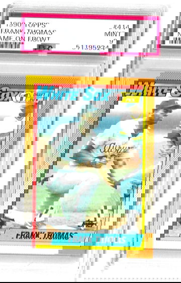 1990 topps frank thomas psa 9