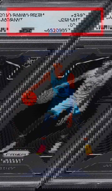 2019 Panini Prizm Ja Morant ROOKIE RC #249 PSA 10 