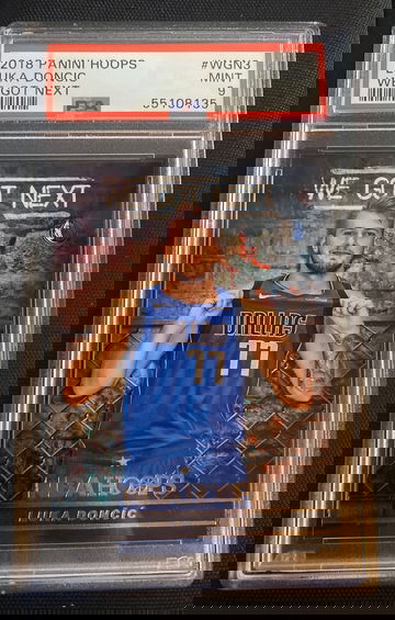 PSA 9 2018 Panini Hoops #2453 LUKA DONCIC "We Got Next" Rookie Card!