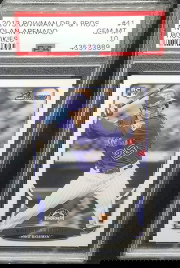 Nolan Arenado 2013 Bowman Draft Picks & Prospects RC Rookie Card # 41 Graded PSA Gem Mint 10