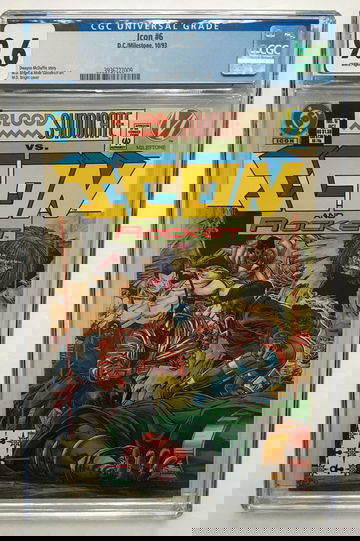 ICON #6  CGC 9.8 "BLOOD SYNDICATE vs. ICON and ROCKET" FREE S/H.