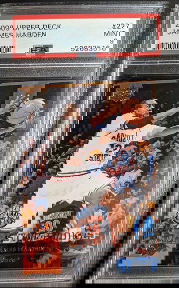 2009-10 Upper Deck #227 James Harden RC PSA 9 Mint Nets