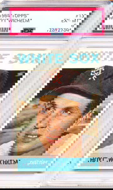 1964 Topps #13 Hoyt Wilhelm PSA 6 - JUST GRADED! NEW CASE!