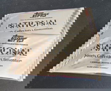 2021 41st National NSCC Chicago Topps Silver Wrapper Redemption Sealed 2 - Packs