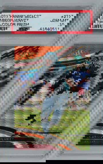 2017 Panini Select Prizm Tri Color /99 Carson Wentz PSA 10