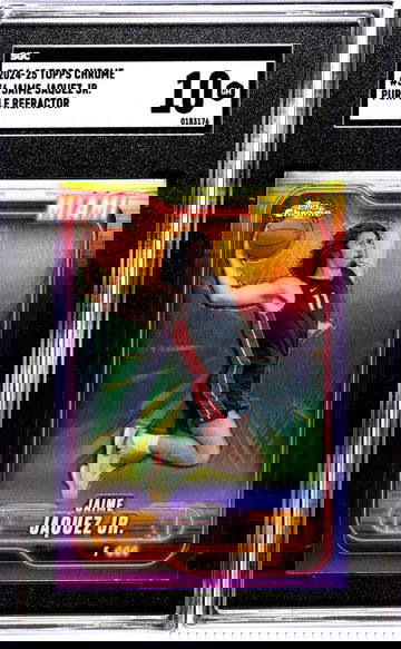 2024-25 Topps Chrome #36 Jaime Jaquez Jr. Purple Refractor SGC 10