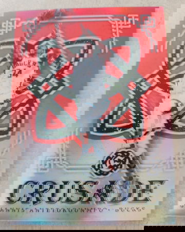 Giannis Antetokounmpo⚡️2016-17 Excalibur Crusade Red /99 🏀 MILWAUKEE BUCKS MVP 📈