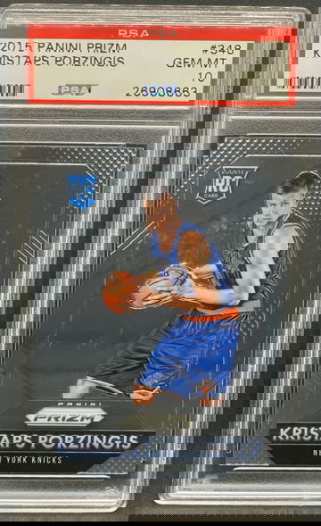 Kristaps Porzingis 2015 Panini Prizm PSA 10 Rookie 