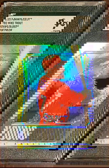 2013 Select Young Bloods Mike Trout Silver Prizm SGC 9