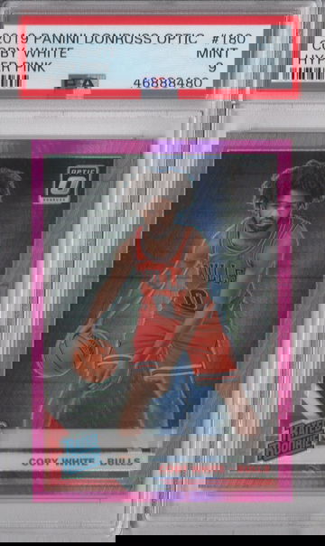2019 Optic Coby White Hyper Pink PSA 9