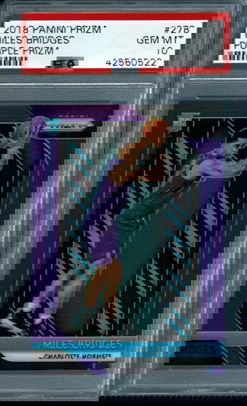 2018-19 Panini Prizm Miles Bridges Rookie Purple #/75