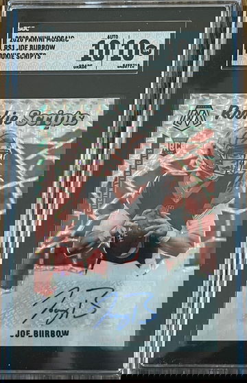 2020 a panini Mosaic Joe Burrow #RS1 Rookie Scripts — SGC 10/10