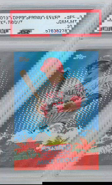 MIKE TROUT 2013 TOPPS SPRING FEVER #SF-3 PSA 10 GEM MINT 