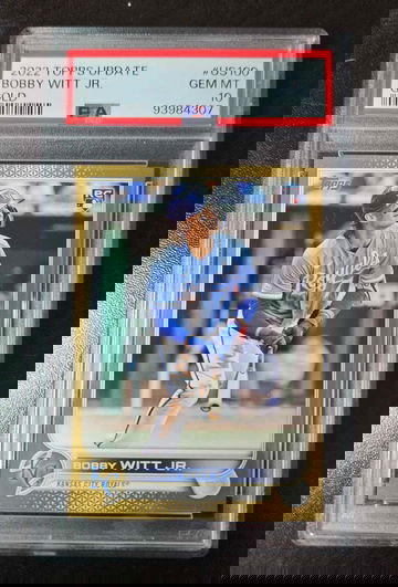 2022 Topps Update Gold /2022 Bobby Witt Jr PSA10