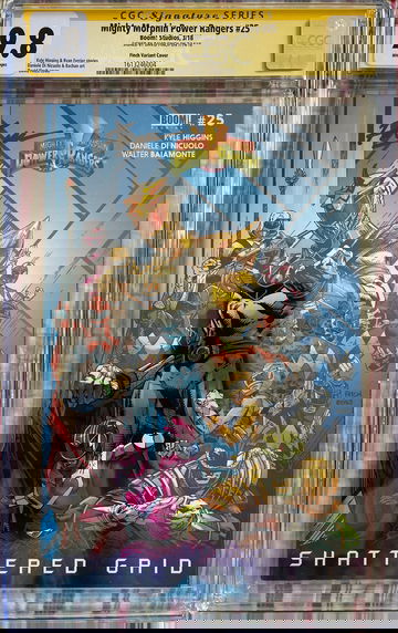 Mighty Morphin Power Rangers #25 Signed by David Finch CGC 9.8