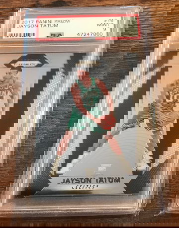 PSA 9 Jayson Tatum 2017 Prizm #16