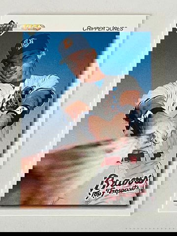 1992 Chipper Jones RC Upper Deck Minor League #165 (NM-MT).