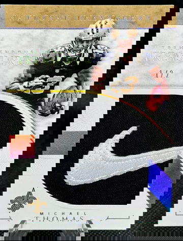 2016 National Treasures Michael Thomas Rookie Tremendous Treasures Nike Patch /2 