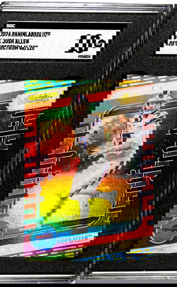 2024 Panini Absolute #11 Josh Allen Red Spectrum /125 SGC 10