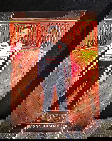 2025 Panini Select Racing  Denny Hamlin  Red Prizm  En Fuego /99  #18 Nascar