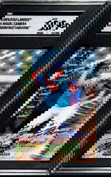 2000 Royal Rookies Miguel Cabrera Auto #6