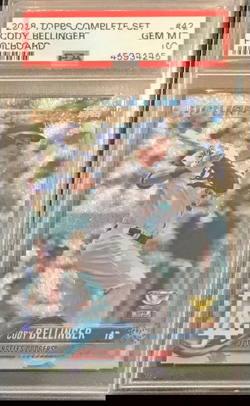2019 Topps Cody Bellinger Foilboard PSA 10