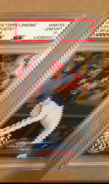 Juan Soto Topps Chrome Update Rookie PSA 10