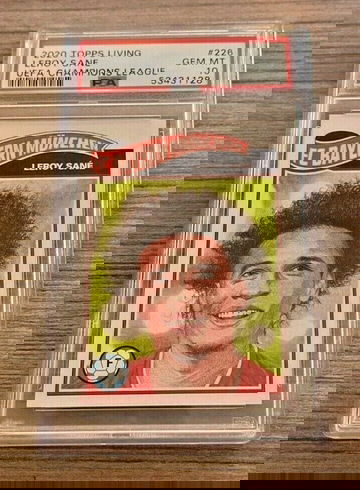 2020 Topps Living #226 Leroy Sane FC Bayern Munchen PSA 10 GEM MT POP 11