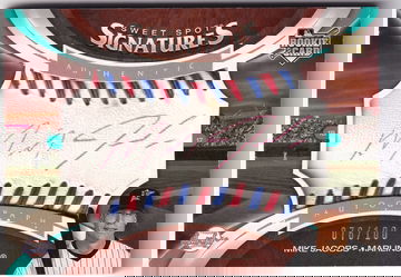 2006 Upper Deck Sweet Spot Update Mike Jacobs #152 RC Autograph Relic 076/100