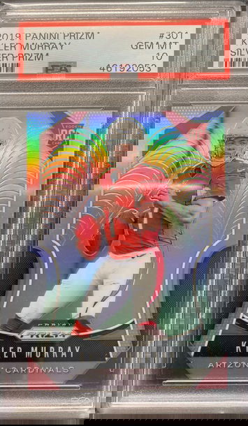 2019 Panini Prizm Kyler Murray Rookie Silver Refractor PSA 10 Gem-Mint