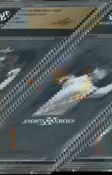 2017 Leaf Metal Sports Heroes Promo CAL RIPKEN 1/1 BGS SLAB