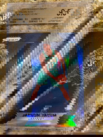 2017 Prizm Blue /199 Jayson Tatum BGS 9.5 True Gem Plus