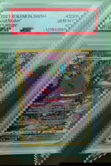 2022 Pokemon Lost Origin Gengar Full Art #TG06 PSA 10