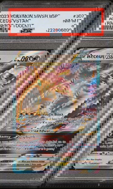 2023 Pokémon SWSH Promo Arceus #SWSH307 VSTAR PSA 8