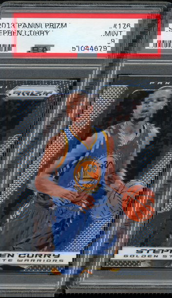 Stephen Curry 2013-14 Panini Prizm #176 PSA 9 MINT Warriors!