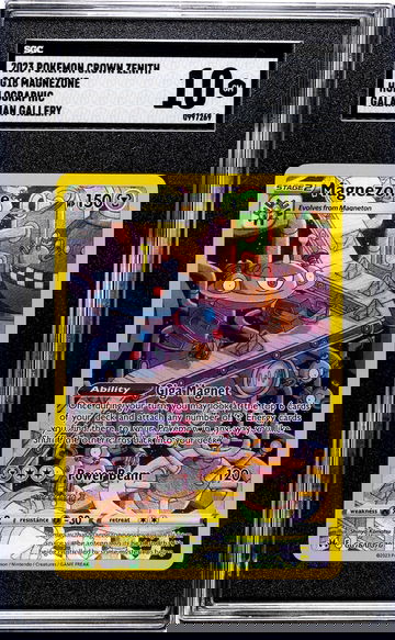 2023 Pokemon Crown Zenith #GG18 Magnezone Holographic Galarian Gallery SGC 10