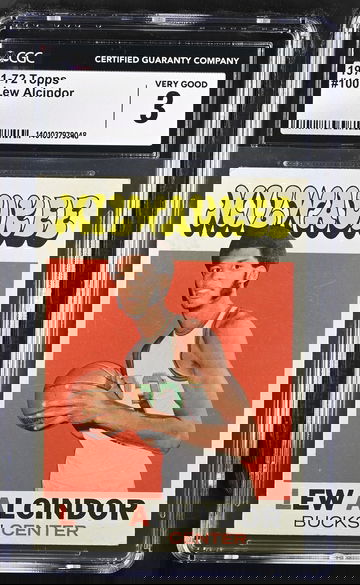 1971-72 TOPPS LEW ALCINDOR #100 CGC 3 BK.B1.46