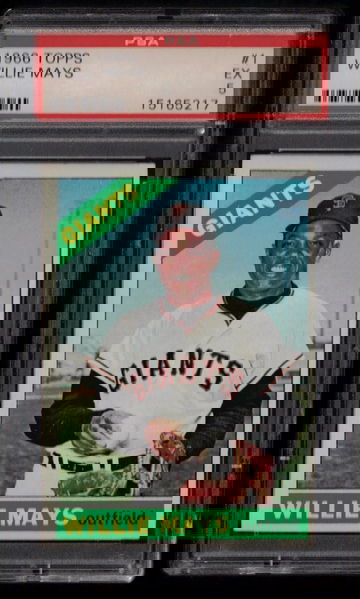 1966 Topps WILLIE MAYS #1 PSA 5