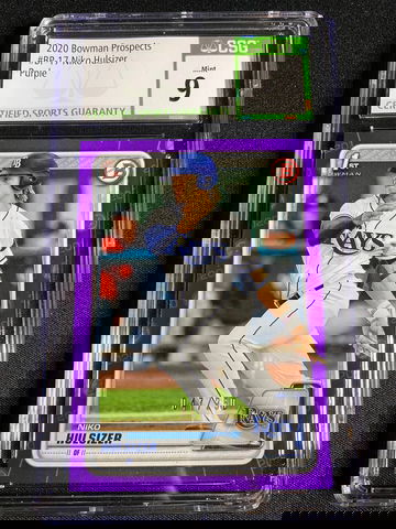 2020 Bowman Prospects Niko Hulsizer 1st Bowman Purple /250 #BP-17 CSG 9 SP