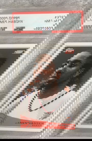 2009 Topps James Harden #319 PSA 8 NM-MT