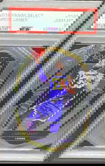 2018 Panini Select Premier Level LeBron James #118 PSA 10 Gem Mint