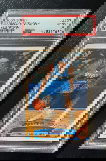 2003 Topps 1st Edition Carmelo Anthony PSA 9