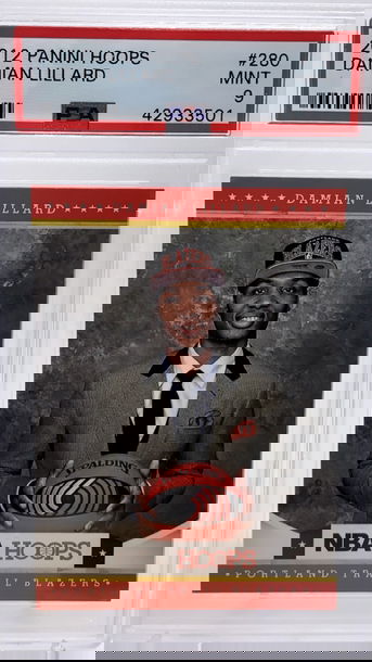 Damian Lillard 2012 Panini Hoops PSA 9