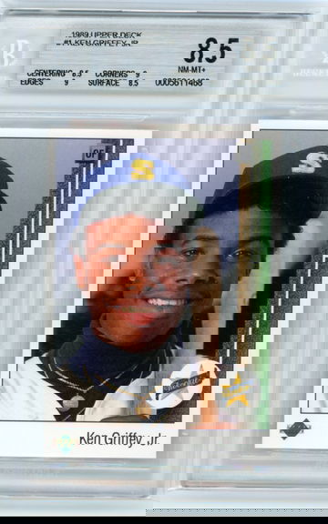 1989 Upper Deck #1 Ken Griffey Jr. BGS 8.5 NM-MT+