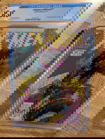 1990 Marvel Comic Book Uncanny X-Men Graded CGC 8.0