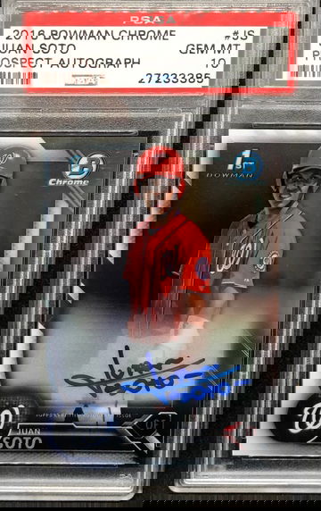 2016 Bowman Chrome Juan Soto Auto Refractor