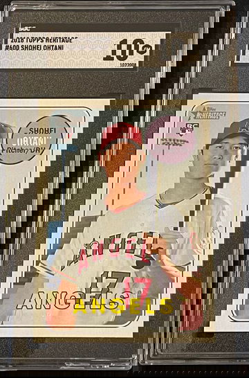 2018 Topps Heritage Shohei Ohtani #600 SGC 10