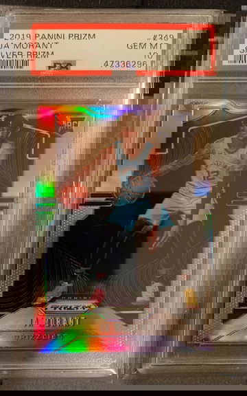 Ja Morant Prizm Silver PSA 10