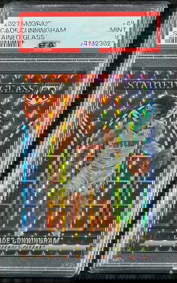 Cade Cunningham 2021 Mosaic Stained Glass #8 Rookie Card PSA MINT 9 🔥🔥🔥