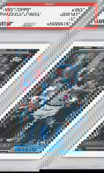 1992 Topps Shaquille O'Neal #362 PSA 10